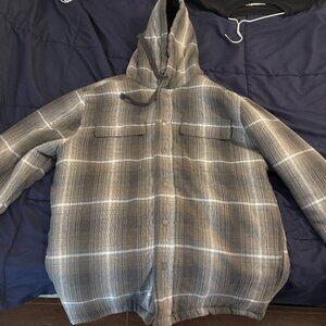 Pacific Trails Button Up Cold Weather Jacket With Hood
